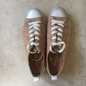 Kork-Ease sneakers in cork and silver leather 7/38
